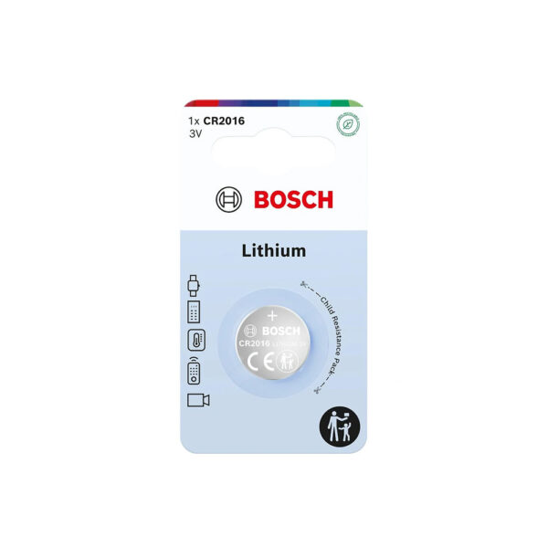 bateria bosch 1szt cr2016 lithium cr2016b1/00