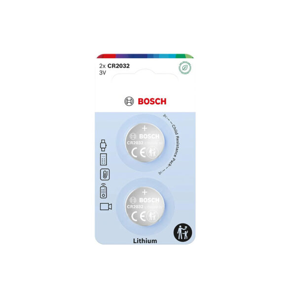 bateria bosch 2szt cr2032 lithium cr2032b2/00