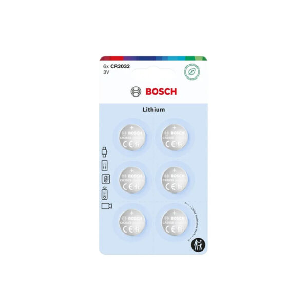 bateria bosch 6szt cr2032 lithium cr2032b6/00