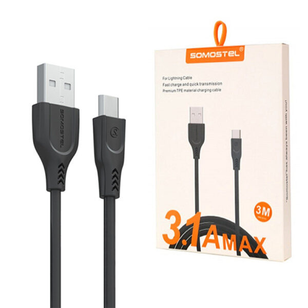1_thickbox-209.jpg somostel kabel usb - microusb 3.1a 30w 1m quick charge qc3.0 czarny sms-bt03
