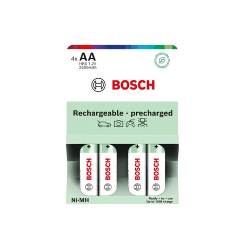 akumulator wstępnie naładowany bosch 4szt aa hr6b4p2600/00 2600mah