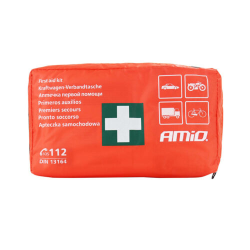 apteczka samochodowa pierwszej pomocy din 13164 amio-02396