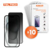 teltech szkło hartowane privacy do iphone 16 10szt