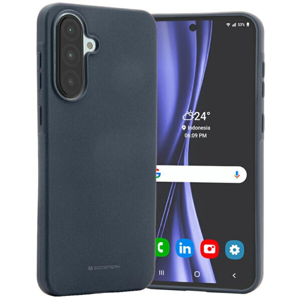 mercury etui case soft do samsung galaxy a56 nakładka granatowy