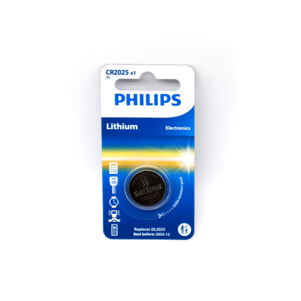 bateria philips cr2025/01b litowa blister 1szt lithium