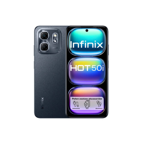 infinix smartfon hot 50i czarny 4gb/128gb