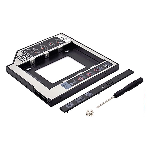 ecobox obudowa dysku hdd ssd 2,5 cala adapter dvd to hdd - sata 12,7mm