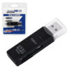czytnik kart pamięci 2w1 usb a 3.0 hb20 czarny