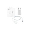 ecobox ładowarka bezprzewodowa do apple watch cable magsafe usb + ładowarka sieciowa usb 1a biała