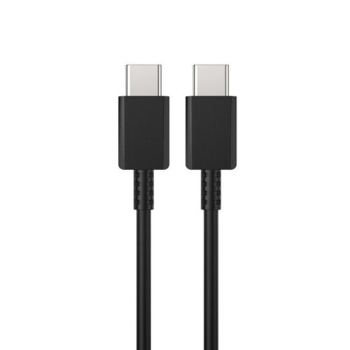 economy kabel usb pd typ-c - typ-c 3a 60w 1m power delivery pd czarny