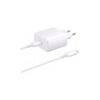 economy ładowarka sieciowa typ-c + kabel typ-c - typ-c 45w 1m biały ta845