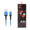 somostel kabel usb - lightning 3.6a 30w 1m quick charge qc3.0 niebieski powerline sms-bw06