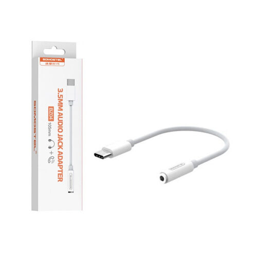 somostel adapter hf usb typ c - usb typ c biały sms-bz04