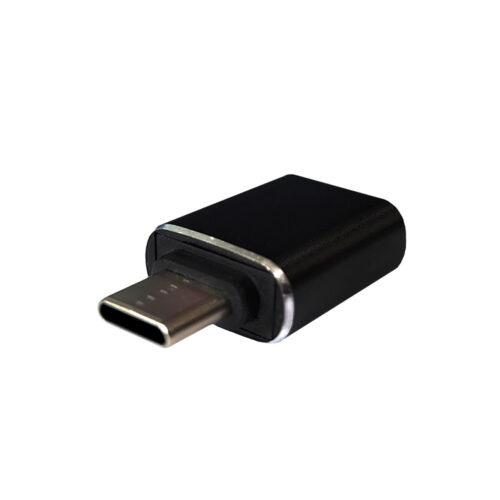 economy adapter host otg typ-c do usb czarny usb-c
