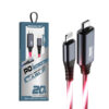 somostel kabel typ-c - lightning 3.1a 20w 1.2m quick charge qc3.0 czerwony sms-by02