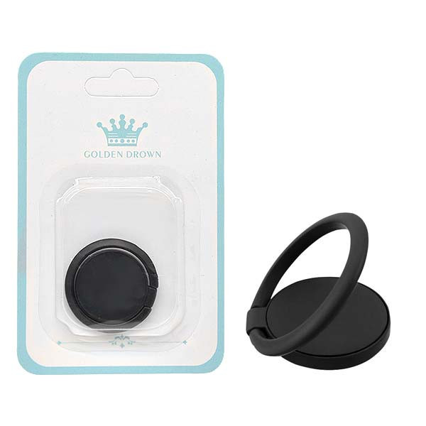 uchwyt telefonu stojak flat uniwersalny vega czarny ring holder black