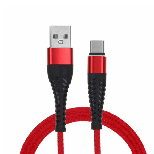 redx kabel usb typ-c 3a qc3.0 czerwony 1m