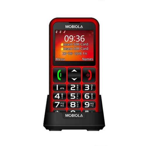 mobiola telefon dla seniora mb700 2g czerwony