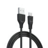 kabel usb micro somostel 30w czarny quick charge sms-a89 1m