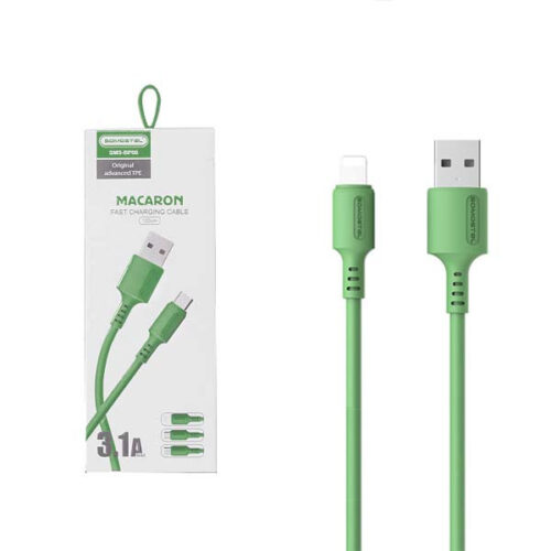 somostel kabel usb - lightning 3.1a 30w 1.2m quick charge qc3.0 zielony sms-bp06