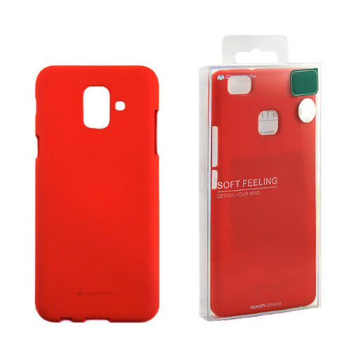 mercury soft feeling iphone 12 / 12 pro czerwony etui nakładka back cover case jelly 6,1 cala
