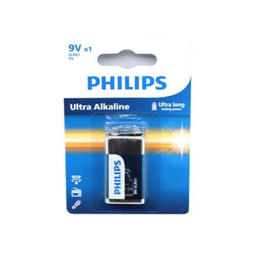 bateria alkaliczna philips 6lr61 9v ultra alkaline phil-6lr61e1b/10