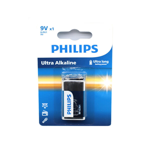 bateria alkaliczna philips 6lr61 9v ultra alkaline phil-6lr61e1b/10
