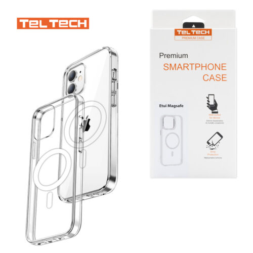 teltech nakładka magsafe case do iphone 13 pro transparentny