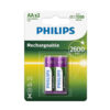 bateria philips aa lr6 blister 2szt akumulator 2600mah phil-r6b2a260/10