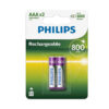 bateria philips aaa lr03 blister 2szt akumulator 800mah phil-r03b2a80/10