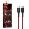 somostel kabel typ-c - typ-c 3.6a 18w 1m power delivery pd czerwony sms-bw05