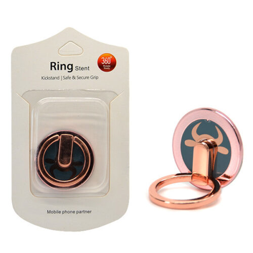 uchwyt telefonu stojak gold uniwersalny vega ring holder blue