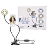 ecobox lampa led + uchwyt uniwersalny ring selfie lampka 12w