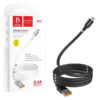 kabel usb typ-c denmen czarny d11t magnetyczny