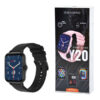 zegarek sportowy smartwatch senbono lady y20 czarny