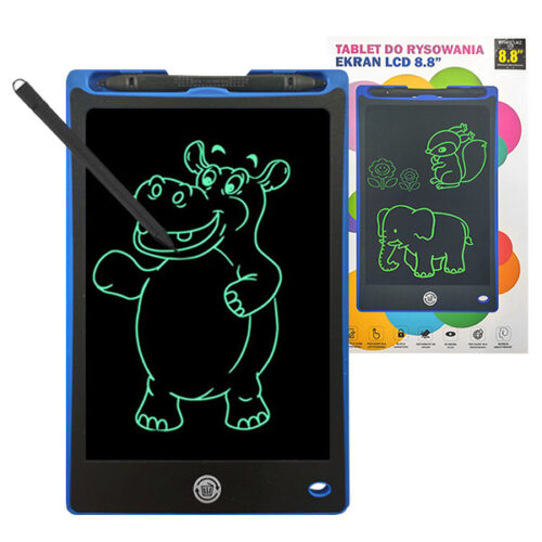 trusty tablet do rysowania 8,8 cala + rysik graficzny niebieski