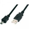 economy kabel usb mini czarny dke-2 1m