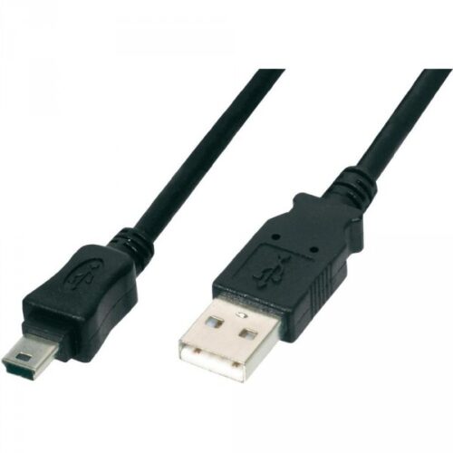economy kabel usb mini czarny dke-2 1m