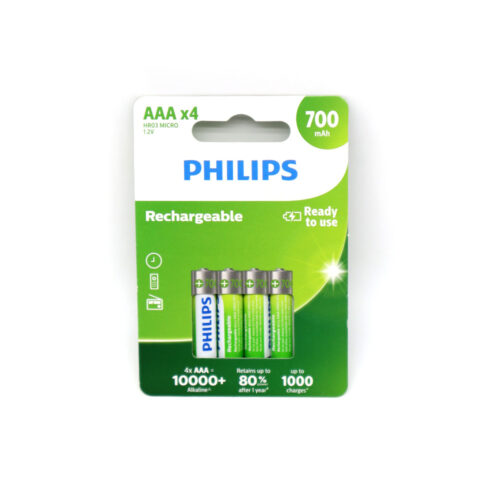 bateria philips aaa lr03 blister 4szt akumulator 700mah phil-r03b4a70/10