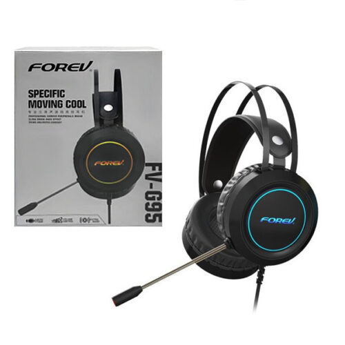 forev słuchawki z mikrofonem gaming fv-g95 + led usb
