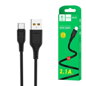 denmen adapter hf du01 typ-c jack 3.5 cala biały du01
