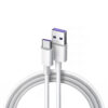 economy kabel usb do typ-c 5a 100w 2m biały usb3.0