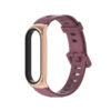 opaska do mi band 3/4/5/6 xiaomi premium red burgundowy