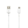 economy kabel usb typ-c biały 2.4a 1m
