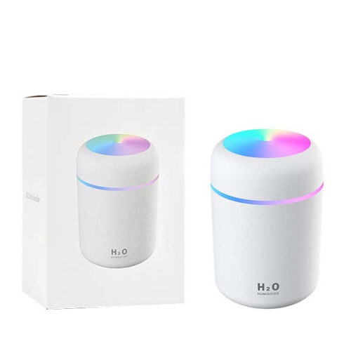 dyfuzor zapachowy - nawilżacz ultradzwiękowy led white h2o