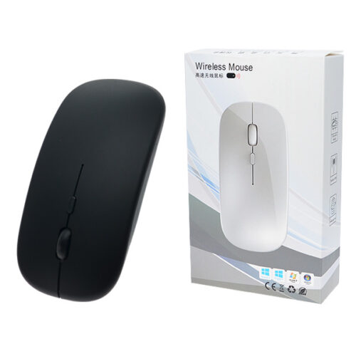 mysz optyczna bezprzewodowa trusty 4d slimfit czarna hq
