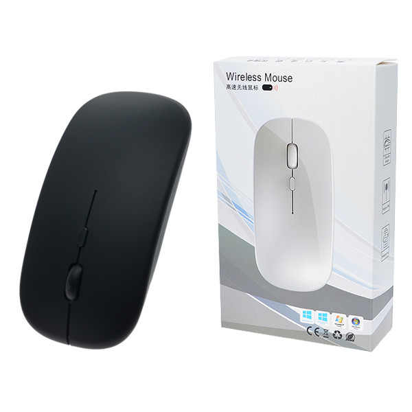 mysz optyczna bezprzewodowa trusty 4d slimfit czarna hq