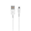 denmen kabel usb typ-c biały 2.4a 1m dc05