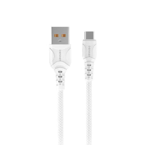 denmen kabel usb typ-c biały 2.4a 1m dc05