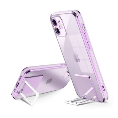etui kickstand samsung s21 plus nakładka back case fioletowy s21+